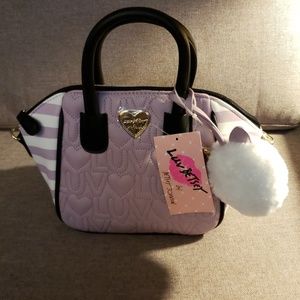 Betsey Johnson Mini Satchel/Crossbody Bag